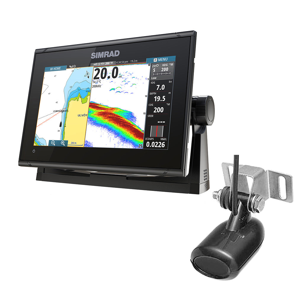 Simrad GO9 XSE Combo w/Transom Mount Transducer 83/200 kHz [000 