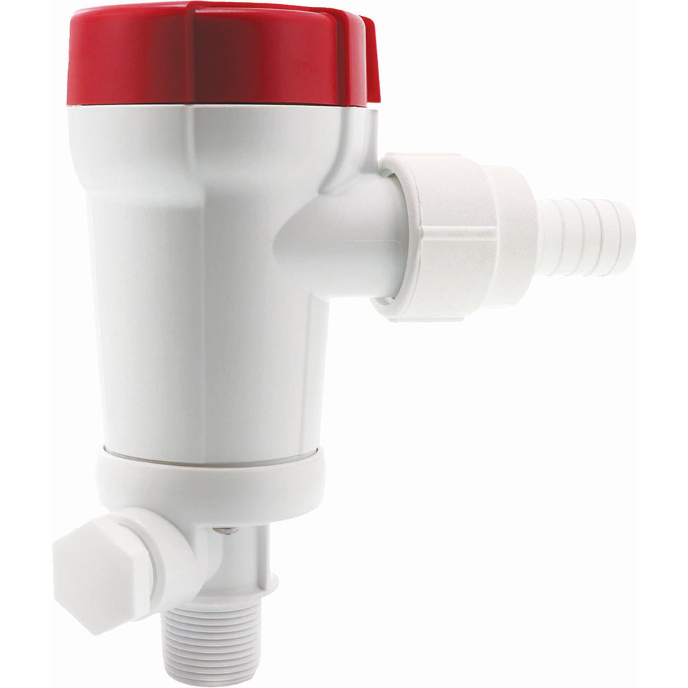 Rule 1100 GPH Livewell Pump Straight Seacock Inlet [605FC