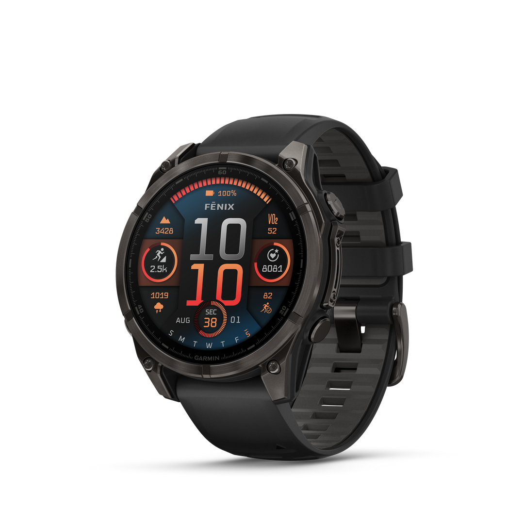 fēnix® 8 – 47 mm, AMOLED Sapphire Carbon Gray DLC Titanium