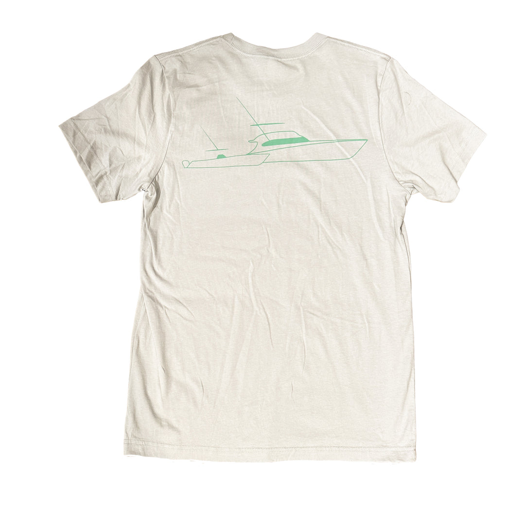 Sportfish Outfitters Mens Solid Heather Grey Boats Only Shirt