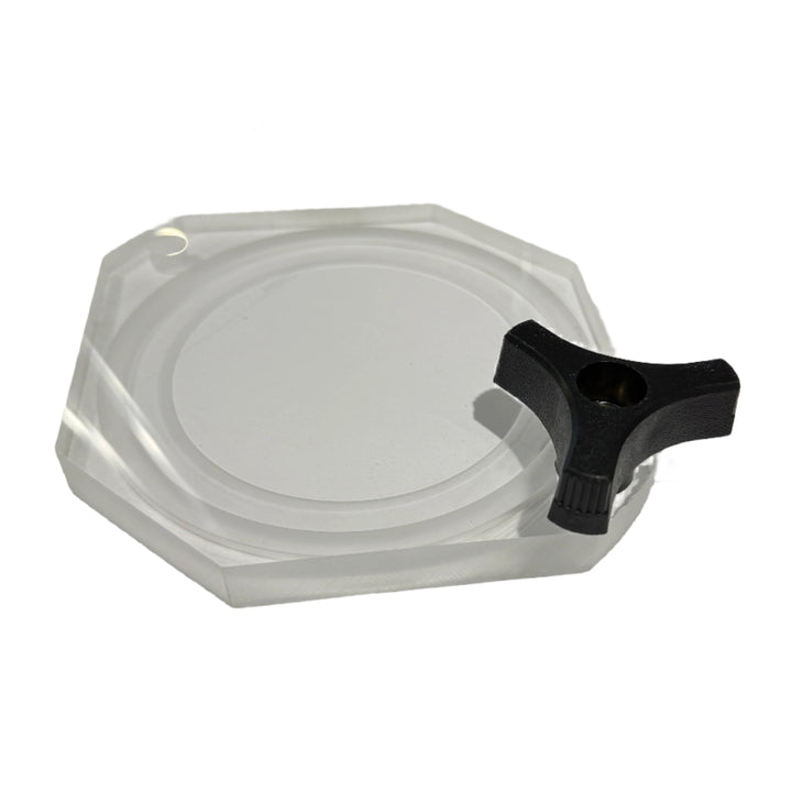 Scot Pump acrylic strainer lid and knob for Sportfish boats