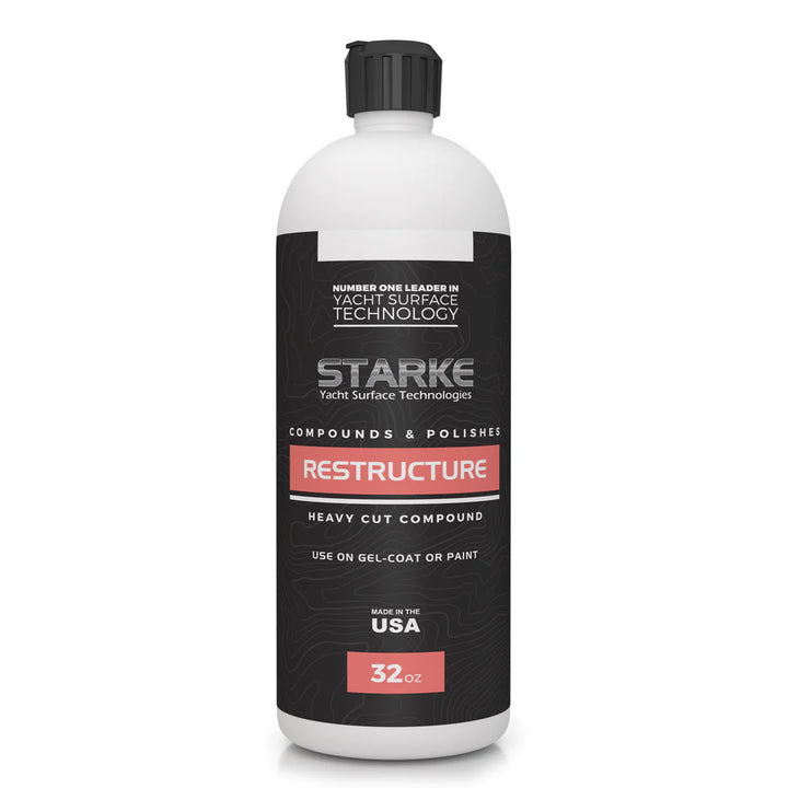 Starke Restructure heavy cut compound for sportfish Boats