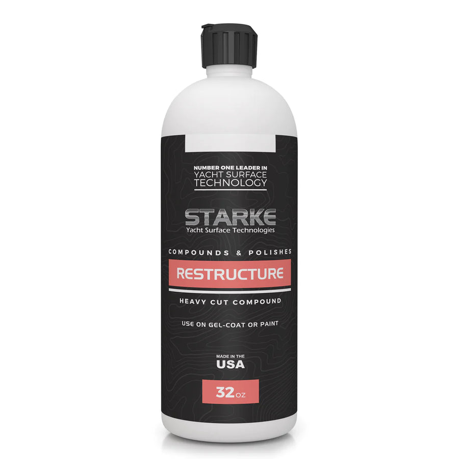 Starke Restructure heavy cut compound for sportfish Boats