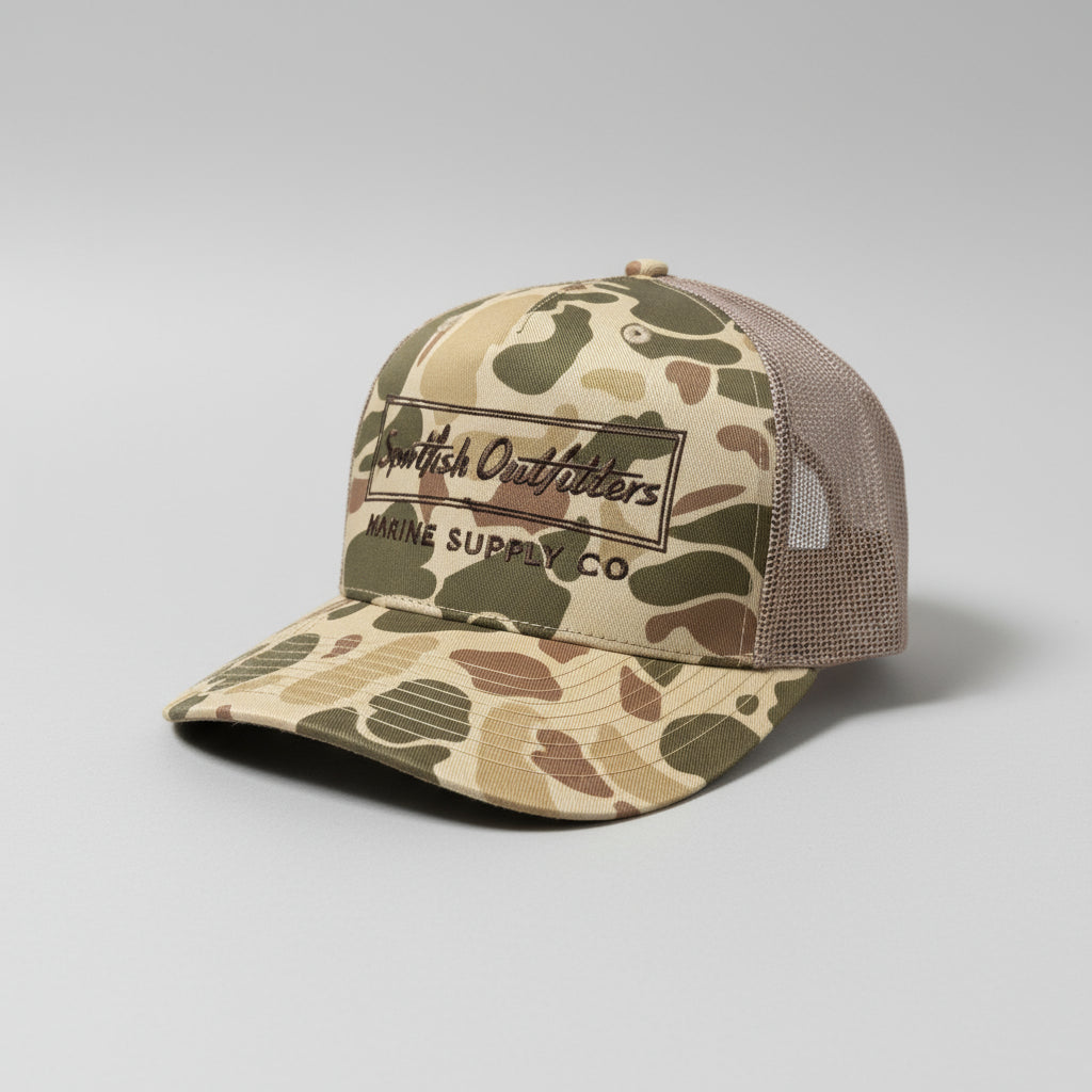 Sportfish OutfittersCamouflage cap with mesh back