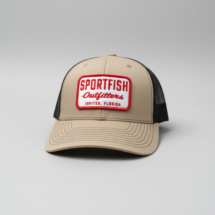 sportfish outfitters hat heritage tan