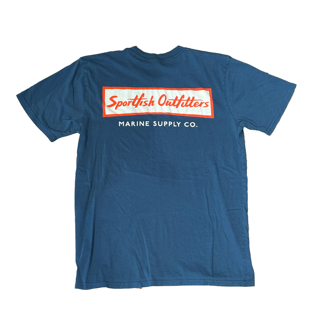 Sportfish Outfitters Classic Supply Co Shirt Navy