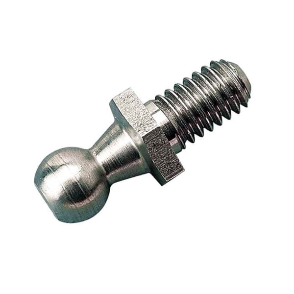 Stainless Ball Socket End for Gas Spring - 10MM ball with M6 Thread