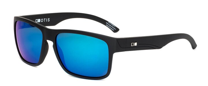 Otis Mineral Glass Eyewear RAMBLER Matte Black with Mirror Blue Polarized
