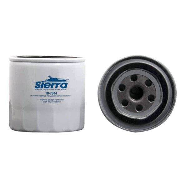 Sierra 18-7844 Short Fuel Filter/Water Separator, 21-Micron