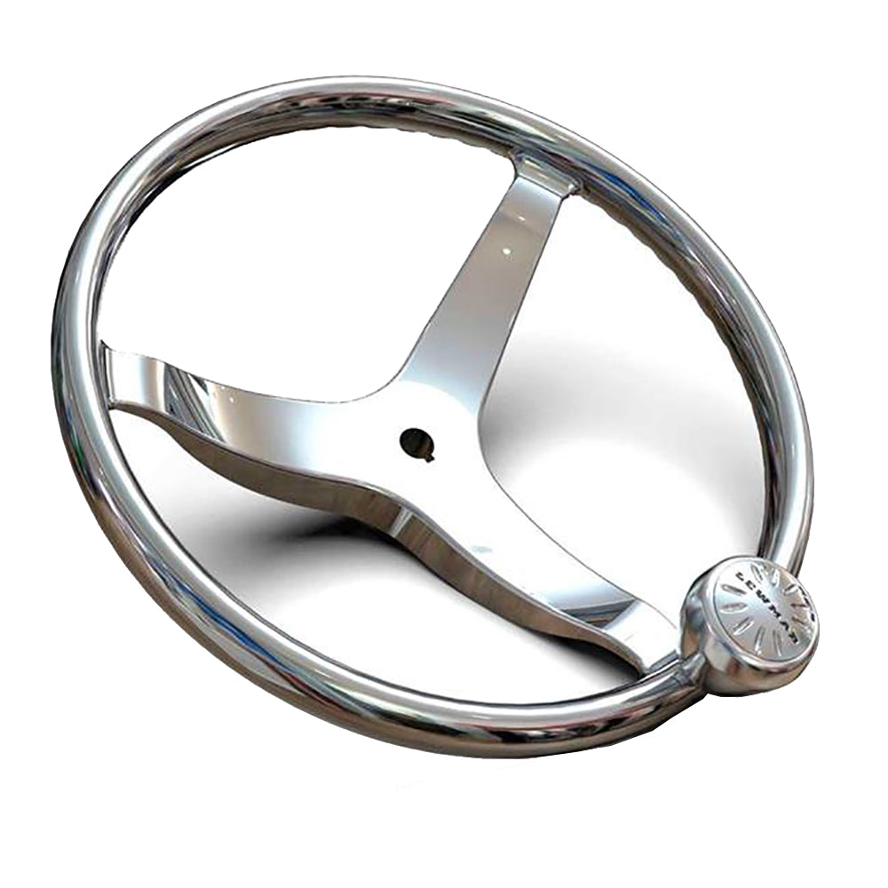 Lewmar 3 Spoke 13.5&quot; Steering Wheel w/Power-Grip Knob [89700820]