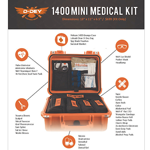 D-Dey EMS 1400 Medical Kit - Protector – Sportfish Outfitters