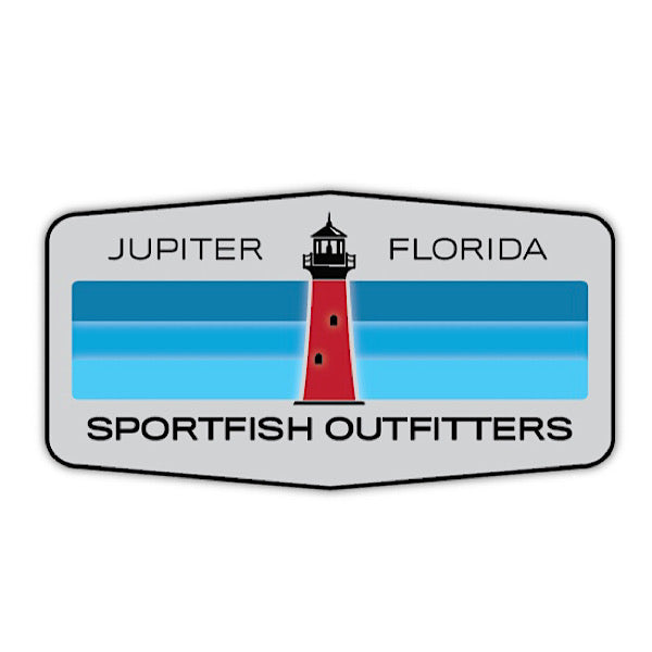 Sportfish Outfitter Jupiter Inlet Lighthouse Sticker