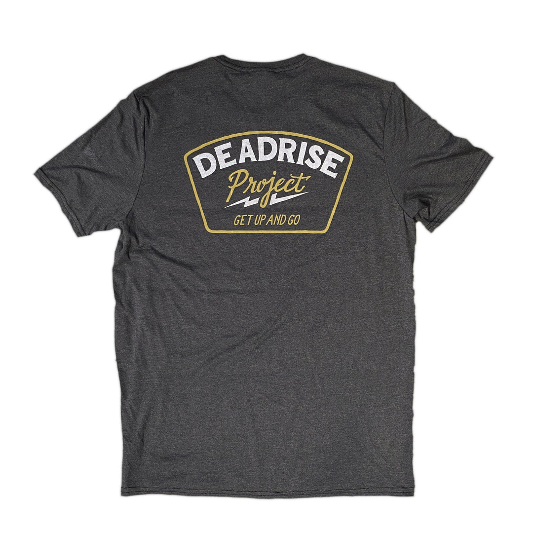 Vintage Black Deadrise Badge Tee