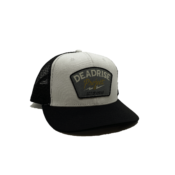 White Deadrise Project Badge Hat
