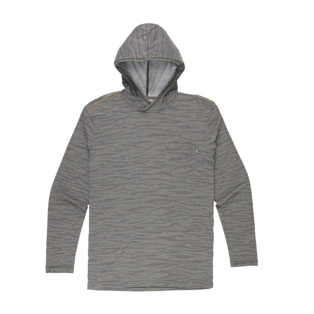Marsh Wear Fossil Copper Camo Pamlico Hooded Sun Shirt