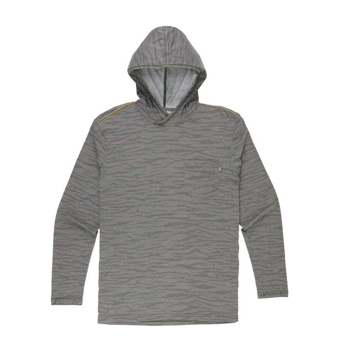 Marsh Wear Fossil Copper Camo Pamlico Hooded Sun Shirt