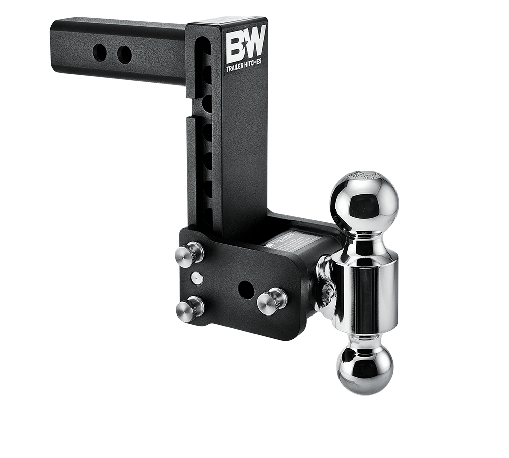 B&W Trailer Hitches Tow & Stow Double Ball Fits Standard 2" Receiver