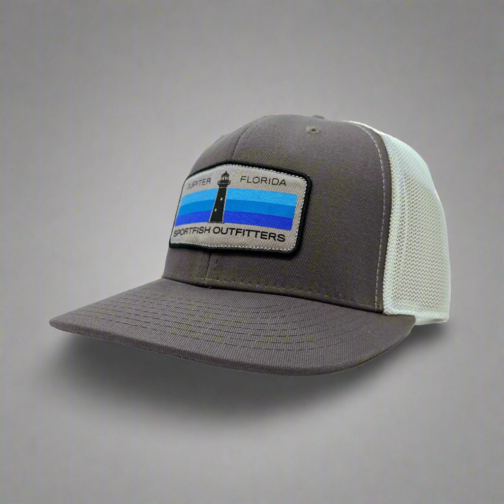 sportfish outfitter grey jupiter lighthouse hat