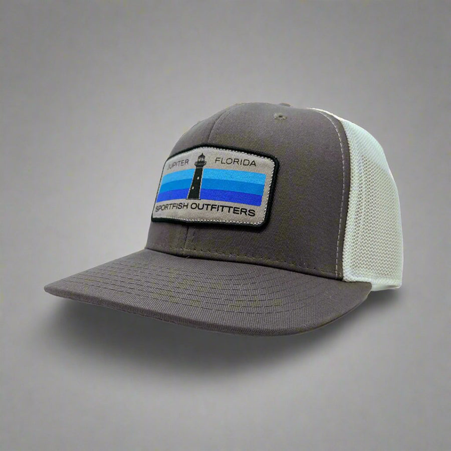 sportfish outfitter grey jupiter lighthouse hat