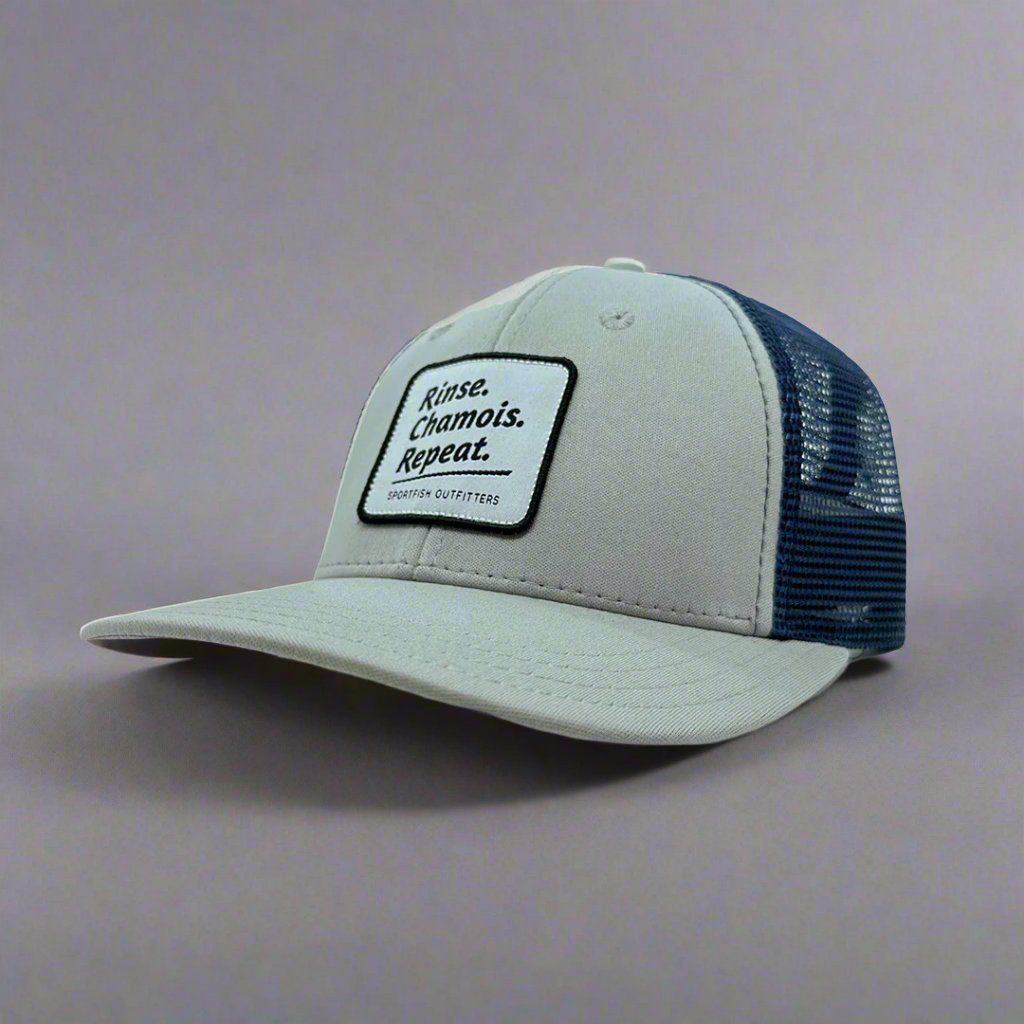 Kids rinse chamois repeat hat