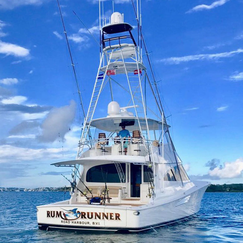 SMS Sportfish Outfitters outfits the new 72 Viking Yacht "Rum Runner"