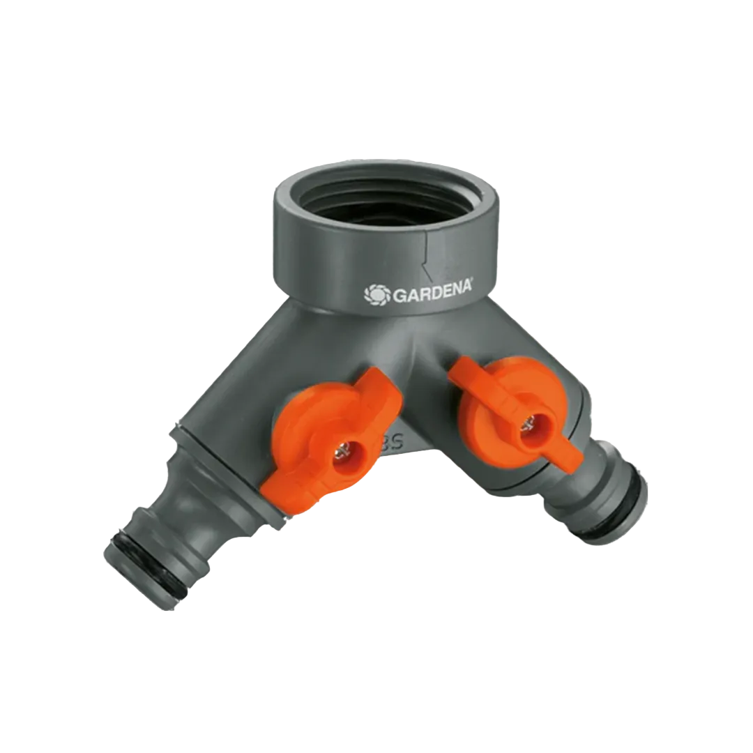 Gardena quick-connect hose Y-connector