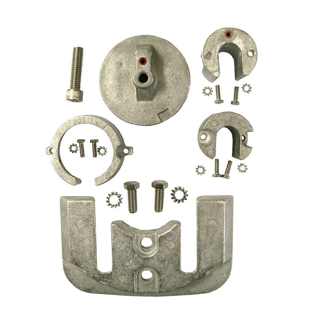 Performance Metals Mercruiser Bravo 1 Complete Anode Kit - Aluminum [10060A]