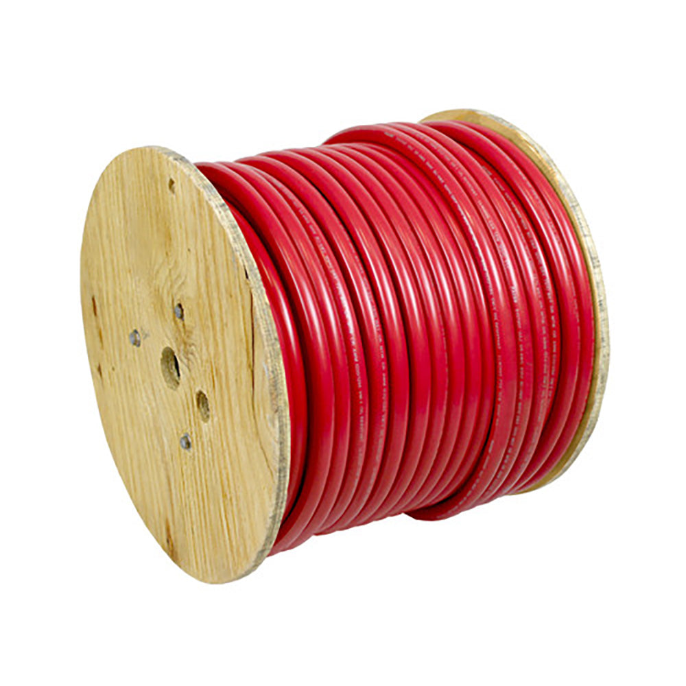 Pacer Red 1/0 AWG Battery Cable - 250&#39; [WUL1/0RD-250]