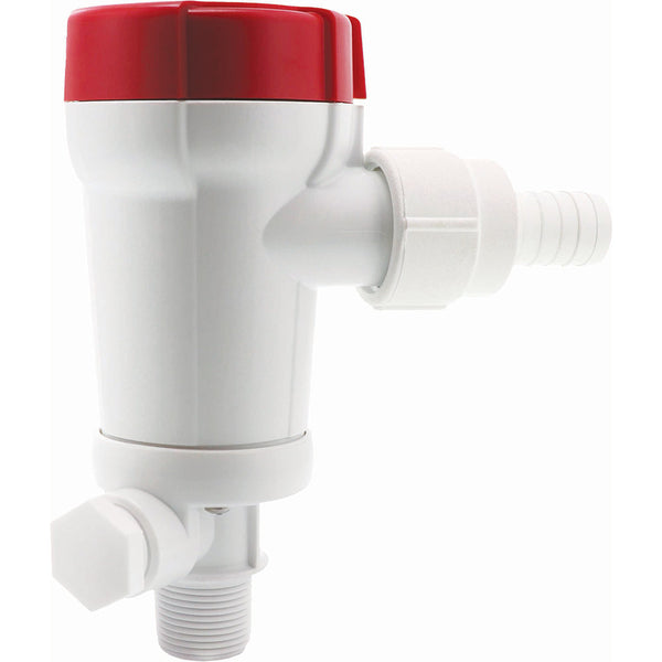 Rule 1100 GPH Livewell Pump Straight Seacock Inlet [605FC