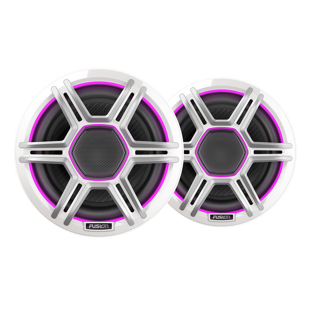 Fusion Apollo 6.5&quot; LED Marine Speakers w/Sports White Grille [010-02918-01]