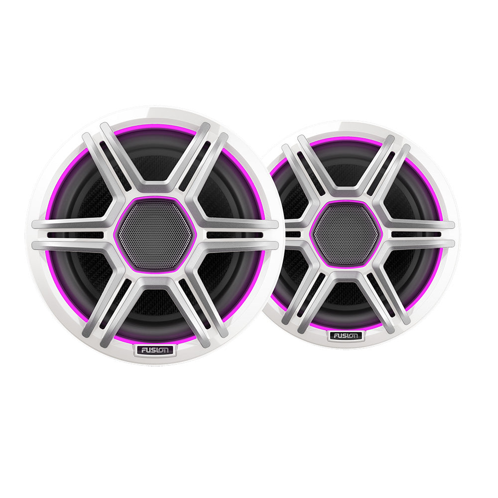 Fusion Apollo 7.7&quot; LED Marine Speakers w/Sports White Grille [010-02918-11]