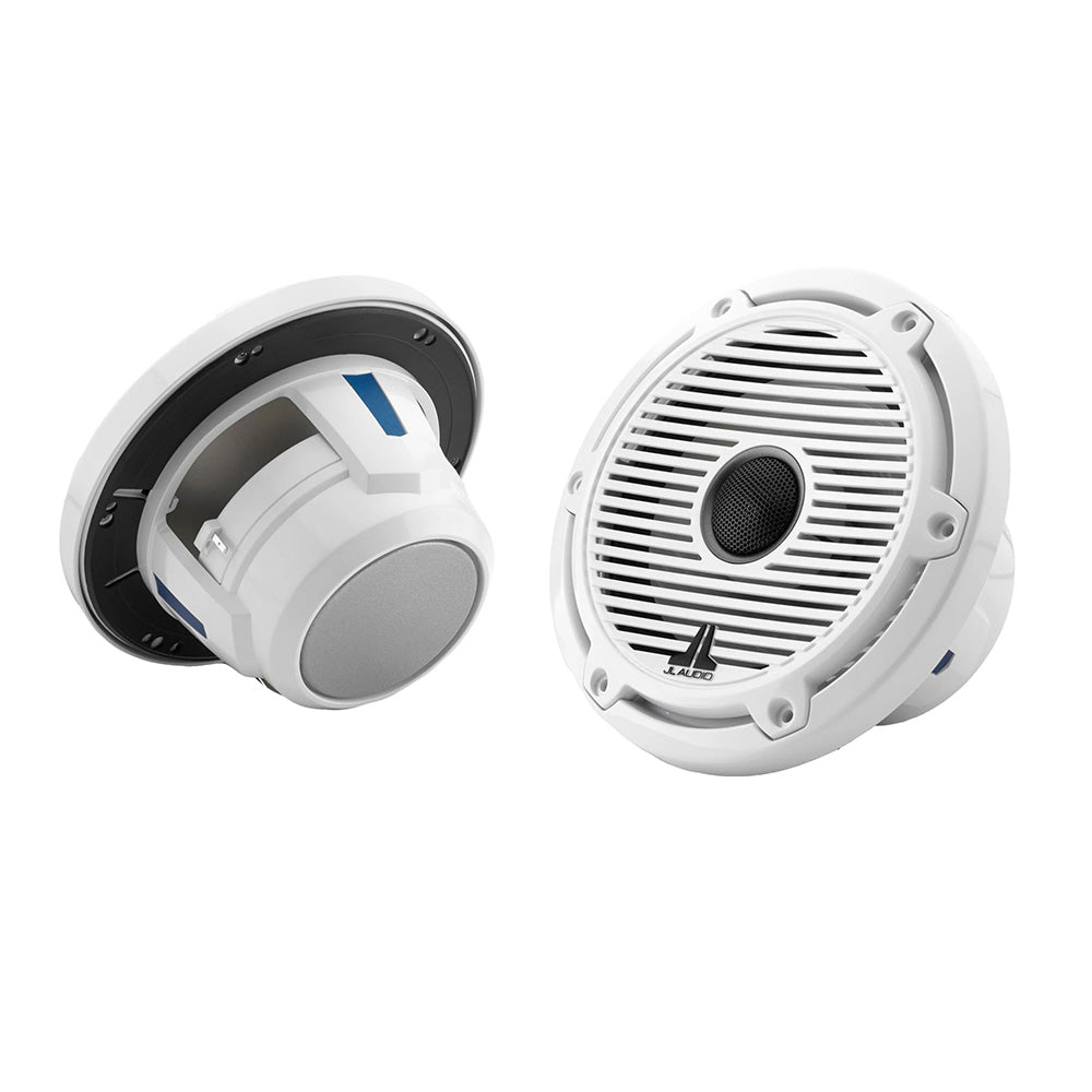 JL Audio M6 Series 6.5&quot; Marine Coaxial Speakers w/Gloss White Classic Grille  Black Tweeter Mesh - M6-650X-C-GwGw [010-03089-00]