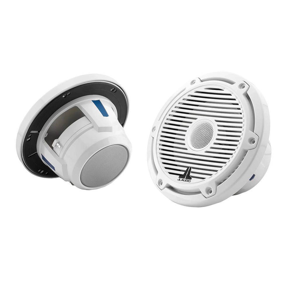 JL Audio M6 Series 6.5&quot; Marine Coaxial Speakers w/Gloss White Classic Grille - M6-650X-C-3Gw [010-03497-00]