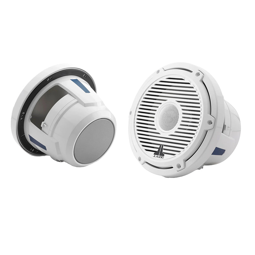 JL Audio M6 Series 8.8&quot; Marine Coaxial Speakers w/Gloss White Classic Grille - M6-880X-C-3Gw [010-03499-00]