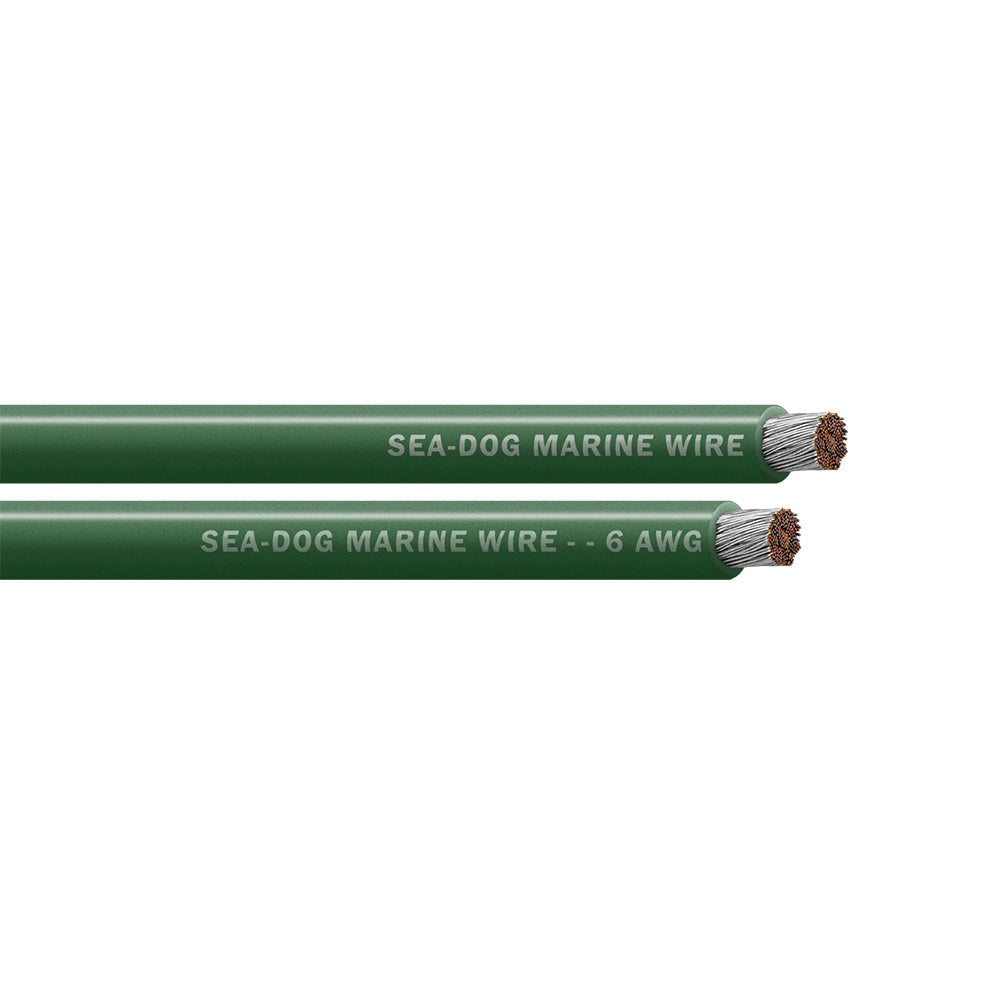 Sea-Dog 6 AWG Green Battery Cable - 500&