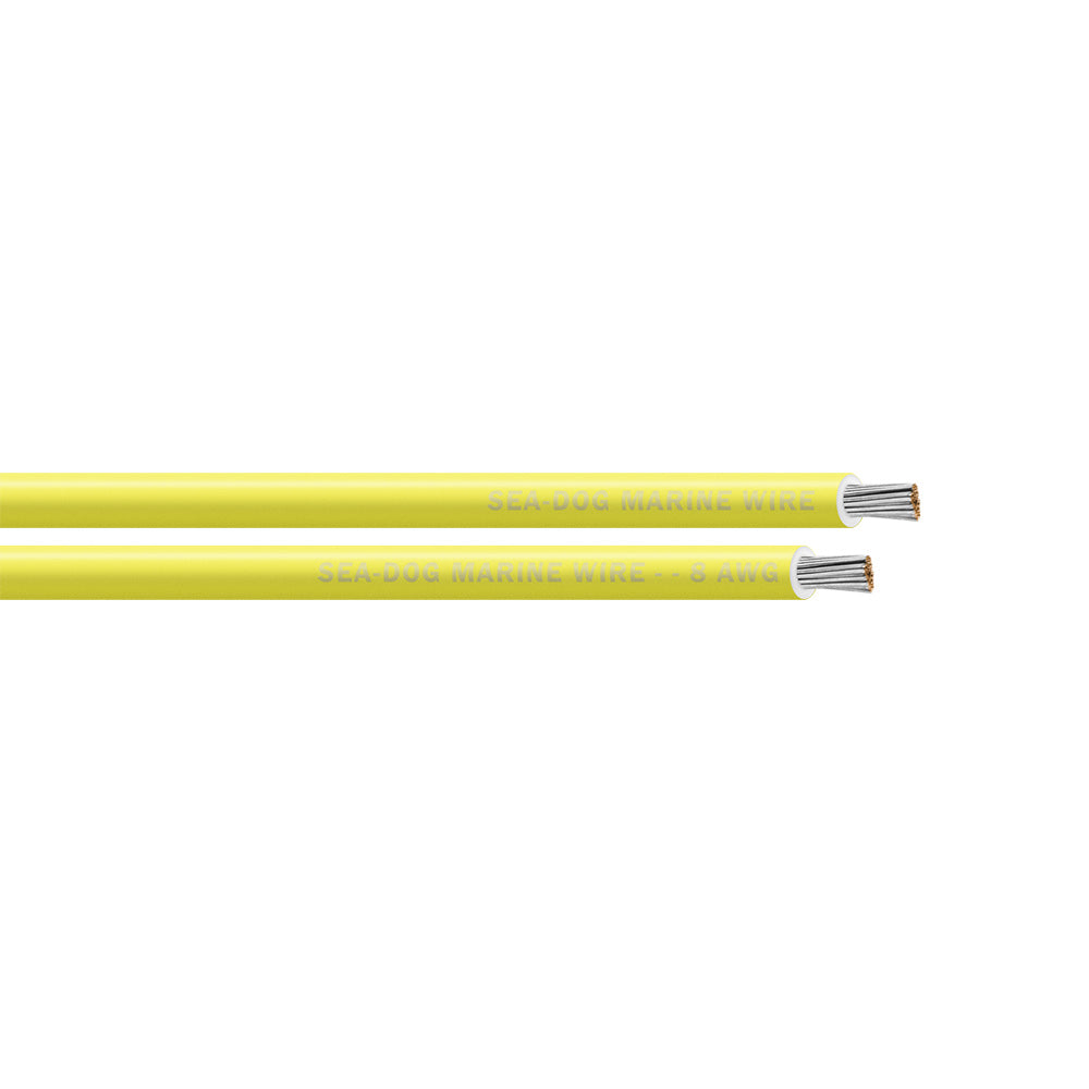 Sea-Dog 8 AWG Yellow Primary Wire - 100&