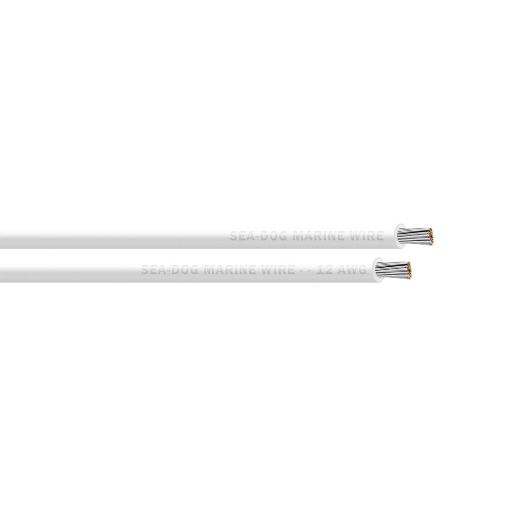 Sea-Dog 12 AWG White Primary Wire - 250&