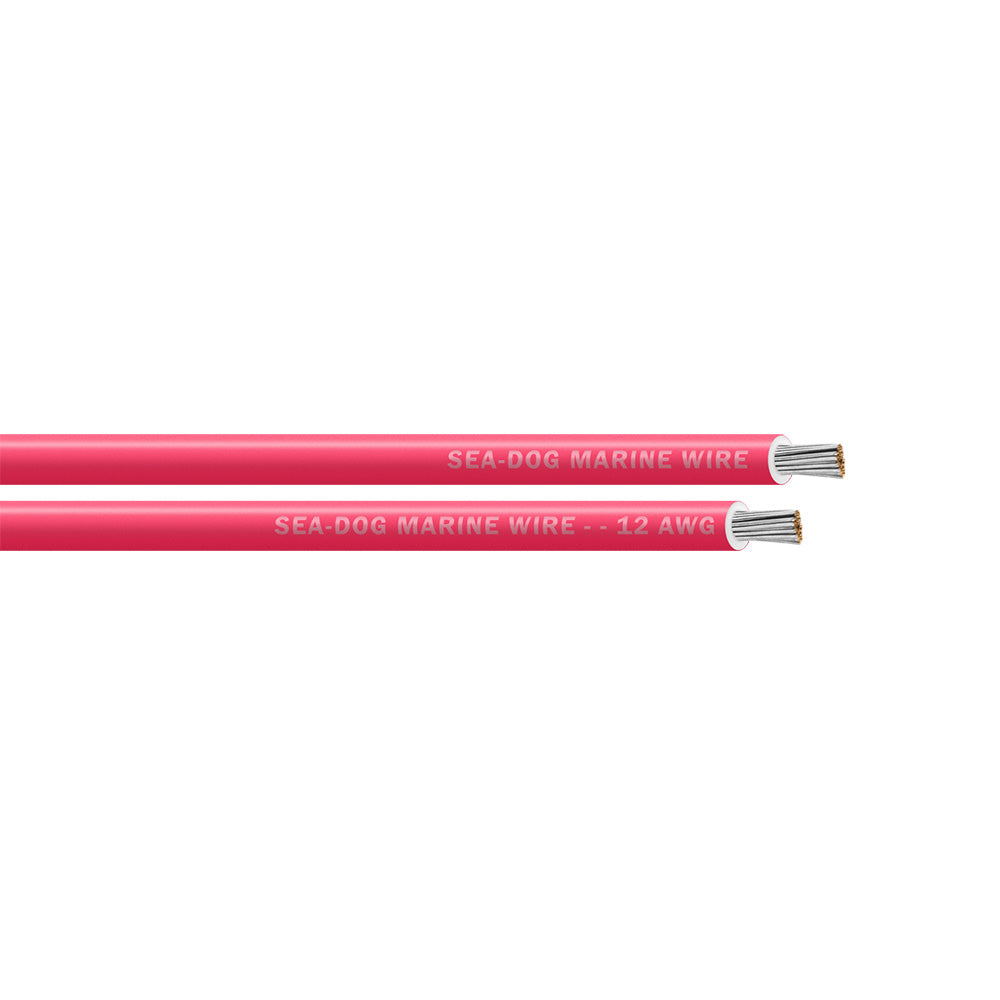 Sea-Dog 12 AWG Pink Primary Wire - 25&