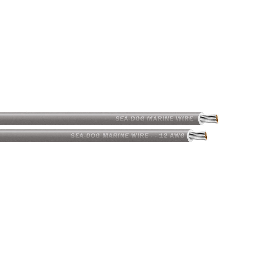 Sea-Dog 12 AWG Grey Primary Wire - 1000&