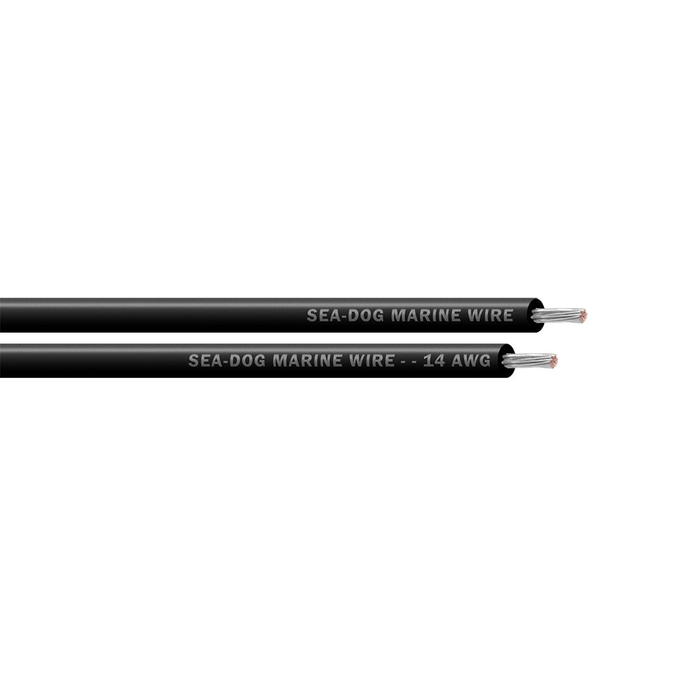 Sea-Dog 14 AWG Black Primary Wire - 25&