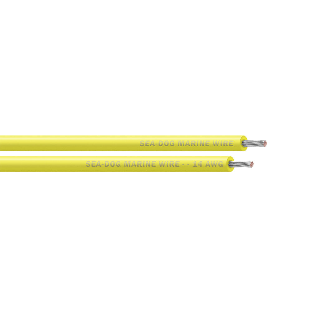 Sea-Dog 14 AWG Yellow Primary Wire - 1000&