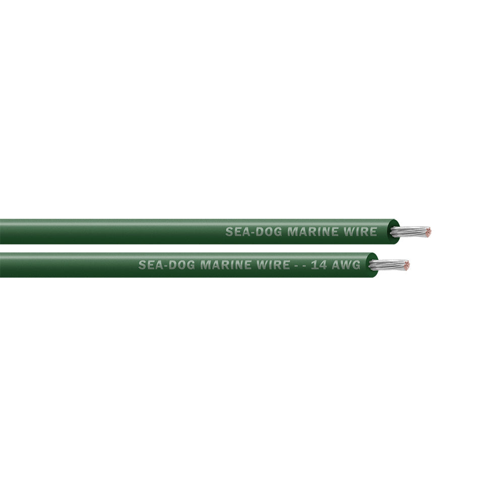 Sea-Dog 14 AWG Green Primary Wire - 1000&