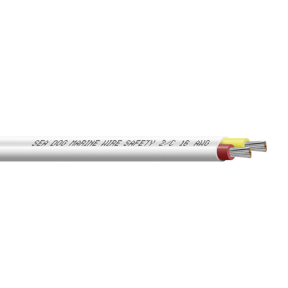 Sea-Dog 16/2 Flat Duplex Safety Wire - Red/Yellow - 100&