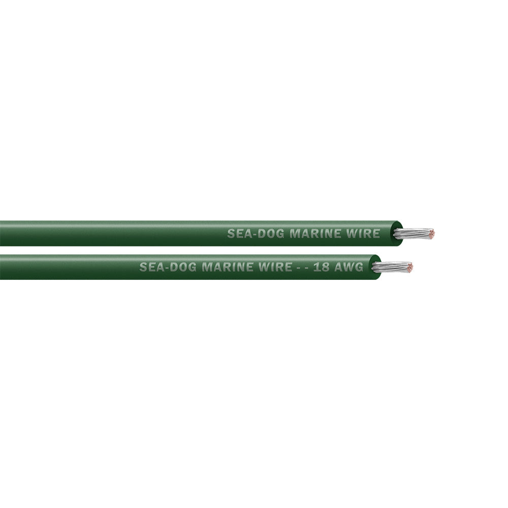 Sea-Dog 18 AWG Green Primary Wire - 25&