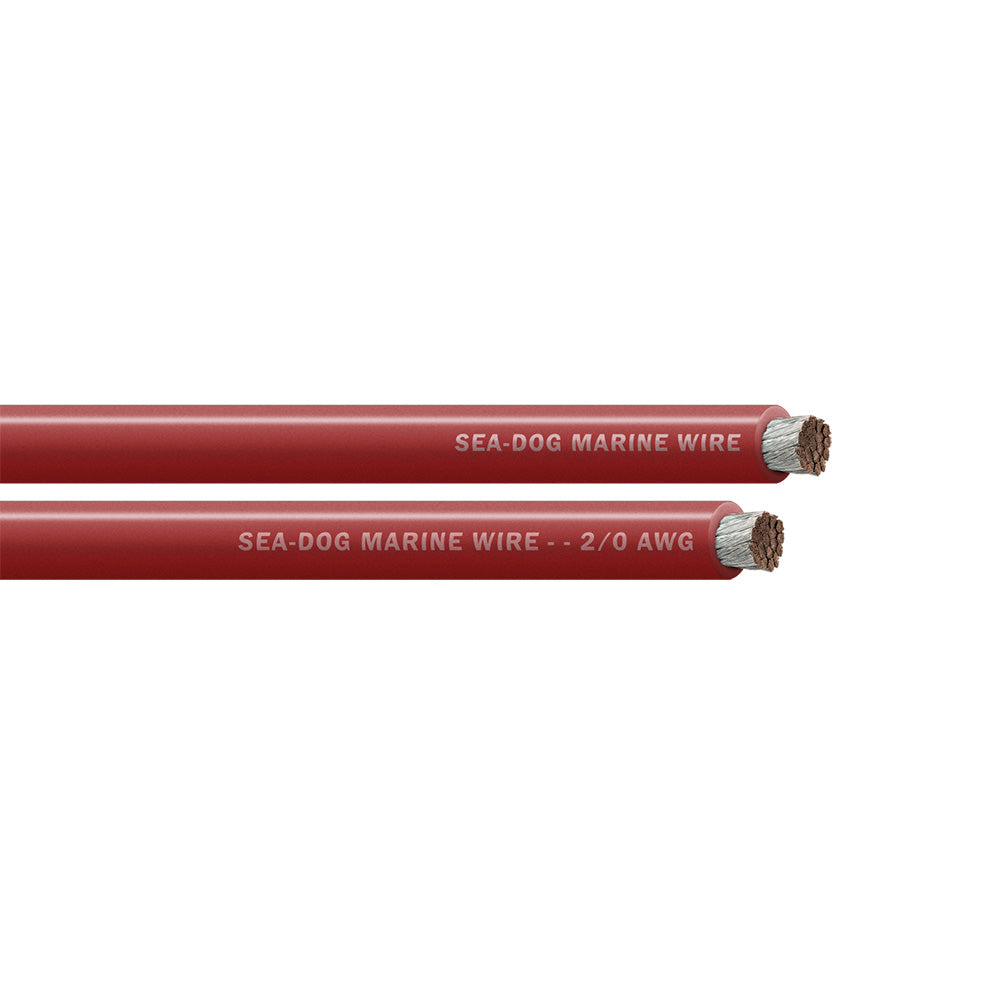 Sea-Dog 2/0 AWG Red Battery Cable - 100&