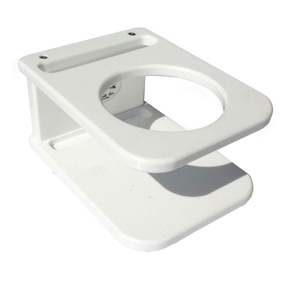 Deep Blue Marine Side Mount Single Drink Holder - Suction Cup Mount - White [SSDH]