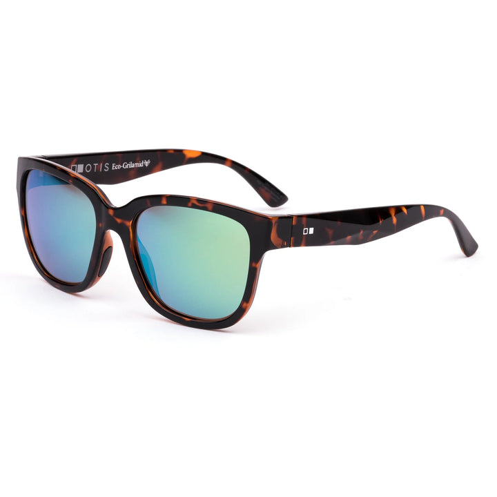 Otis Mineral Glass Eyewear - ODYSSEY (Ochre Havana / L.I.T Mirror Green) - Polarized