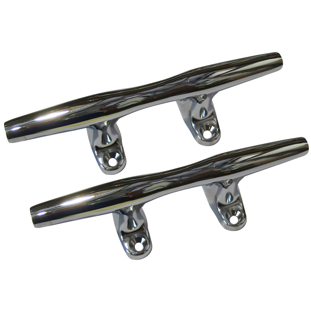 Perko 4&quot; Open Base Cleat - Chrome Plated Zinc - Pair [1188DP4CHR]