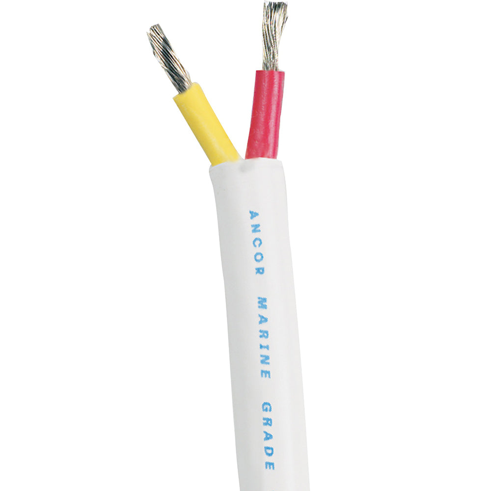 Ancor Safety Duplex Cable - 12/2 AWG - Red/Yellow - Round - 100&