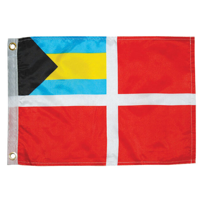 Taylor Bahamas Courtesy Flag 12" x 18"